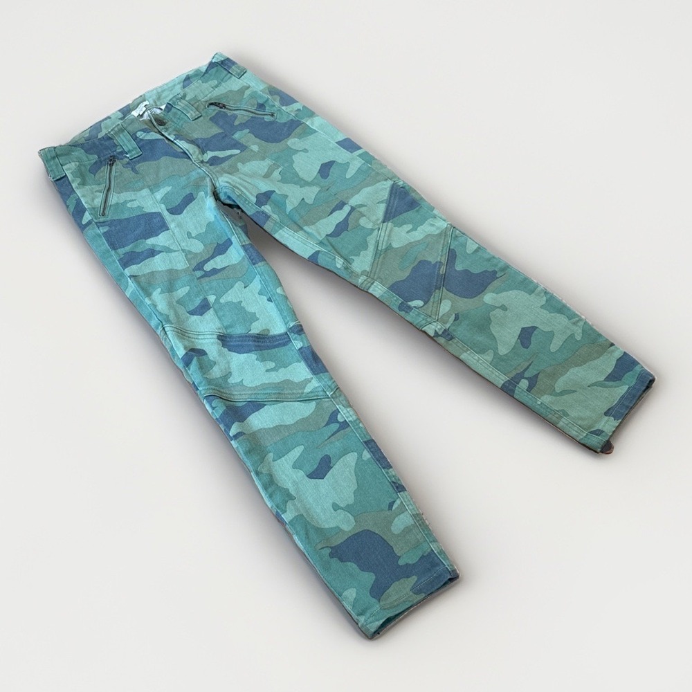 J Crew Camo Stretch Fitted Slim Jeans Size 2
